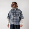 Bleached checked shirt