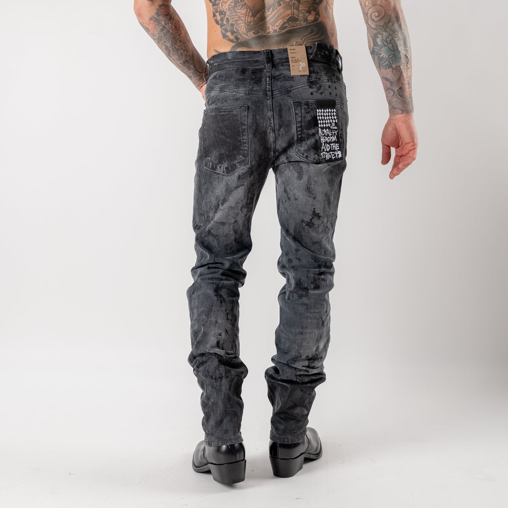 Powder grey chitch jeans