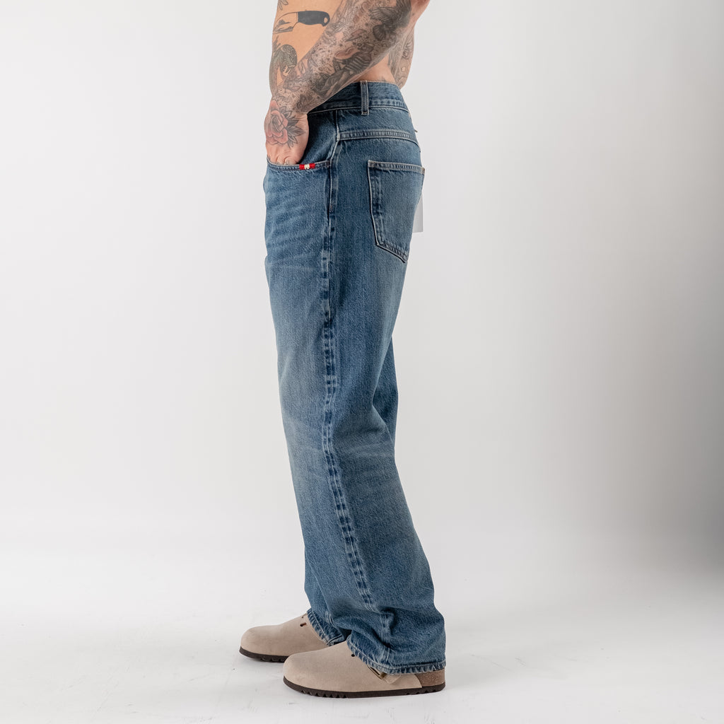 Crinkle selvedge jeans Medium wash