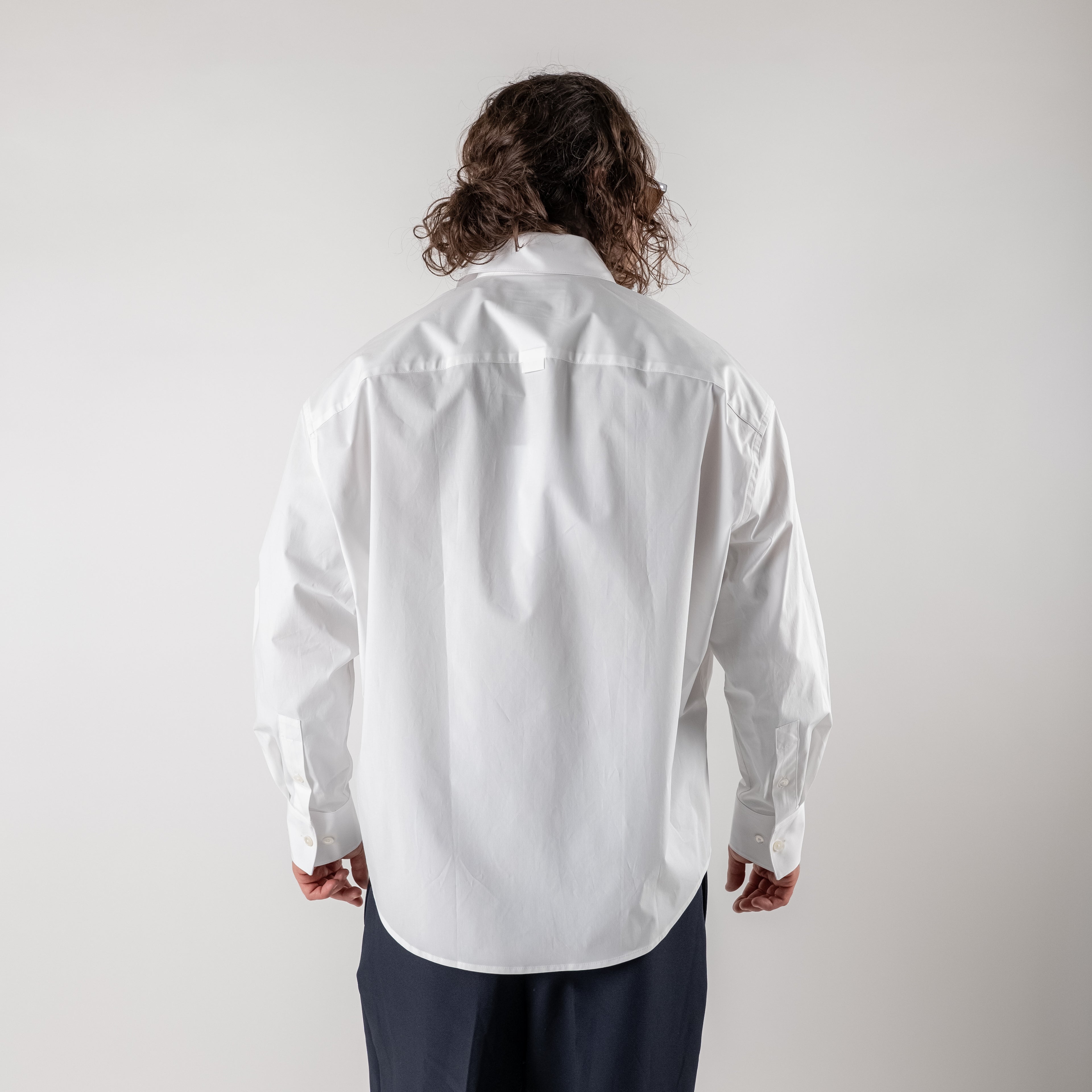 Oversized button-down shirt