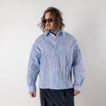 Wrinkled stripe shirt