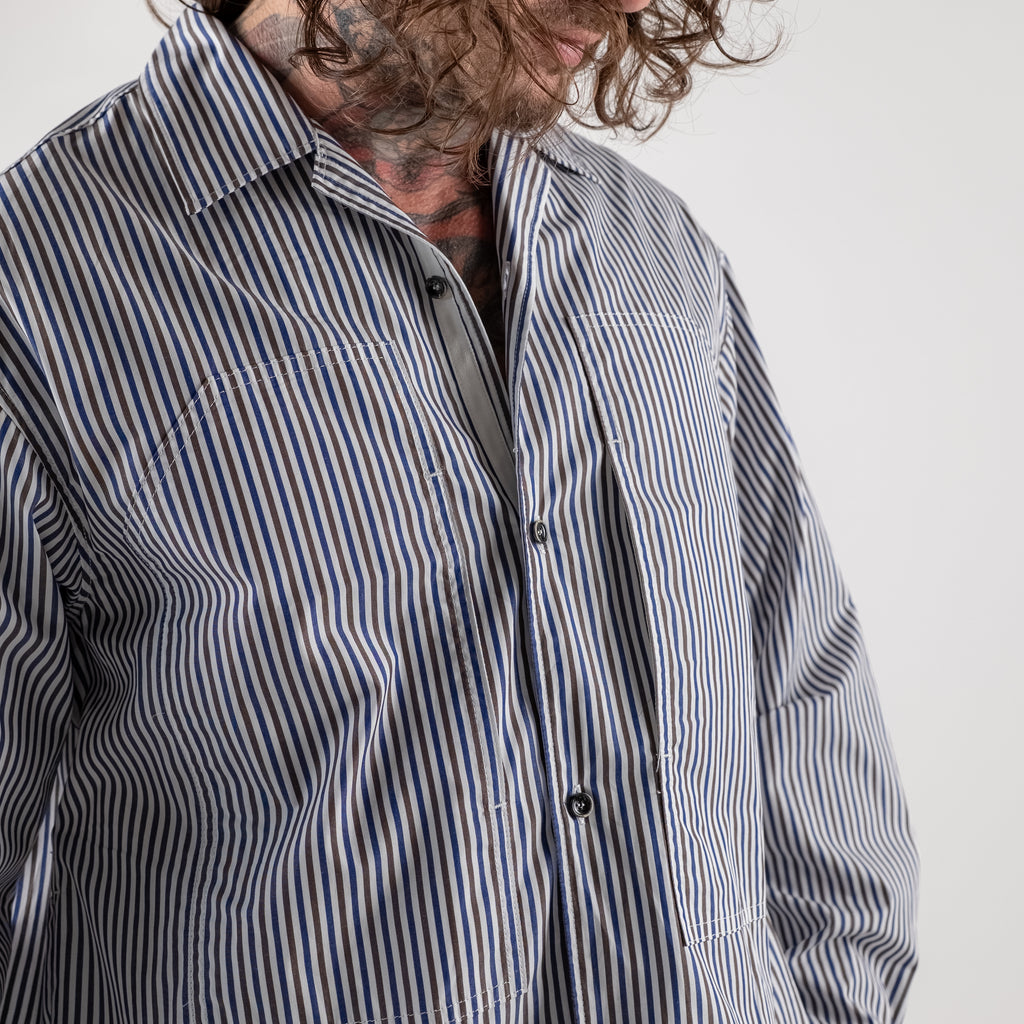 Striped fusion shirt