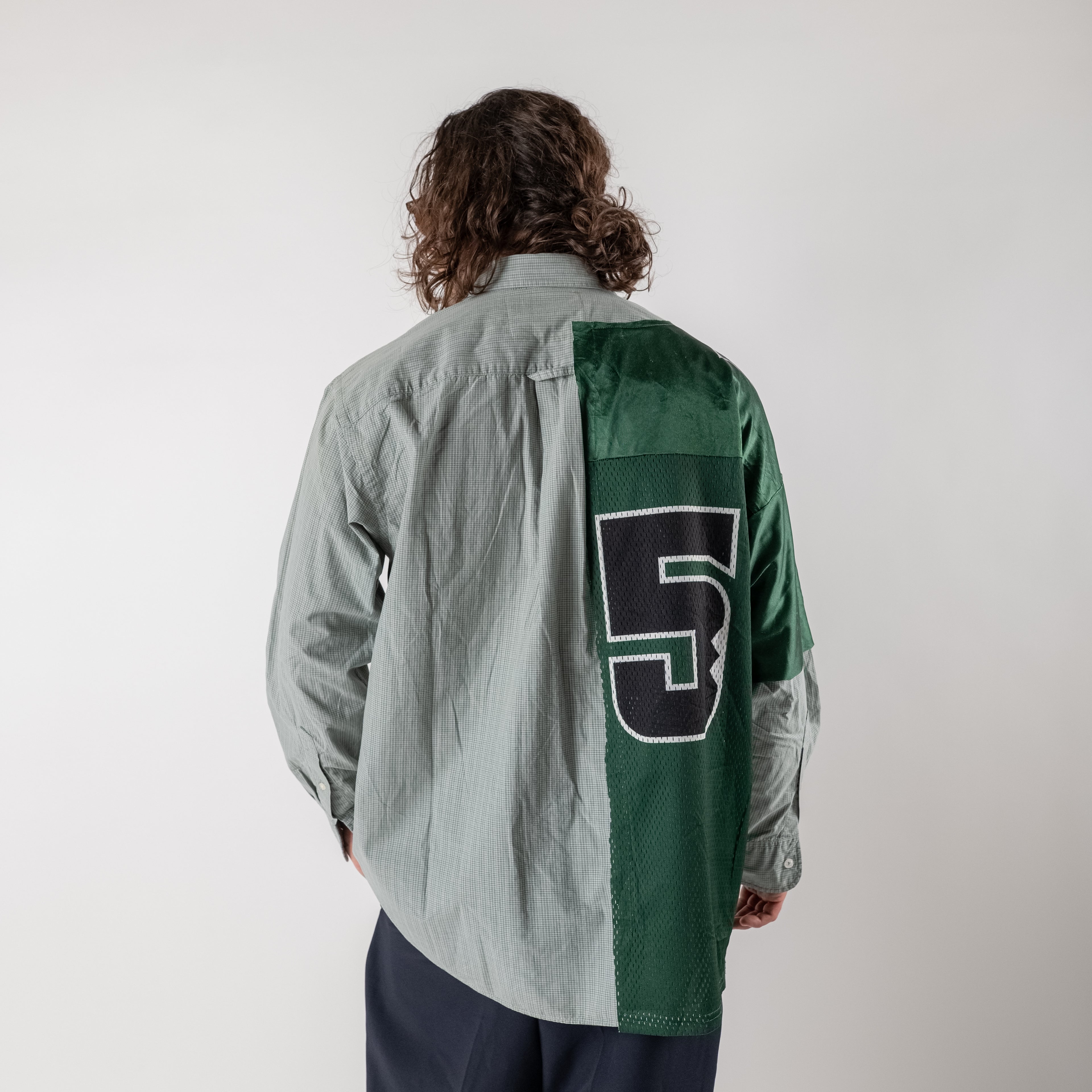 Hybrid Check and Jersey Shirt