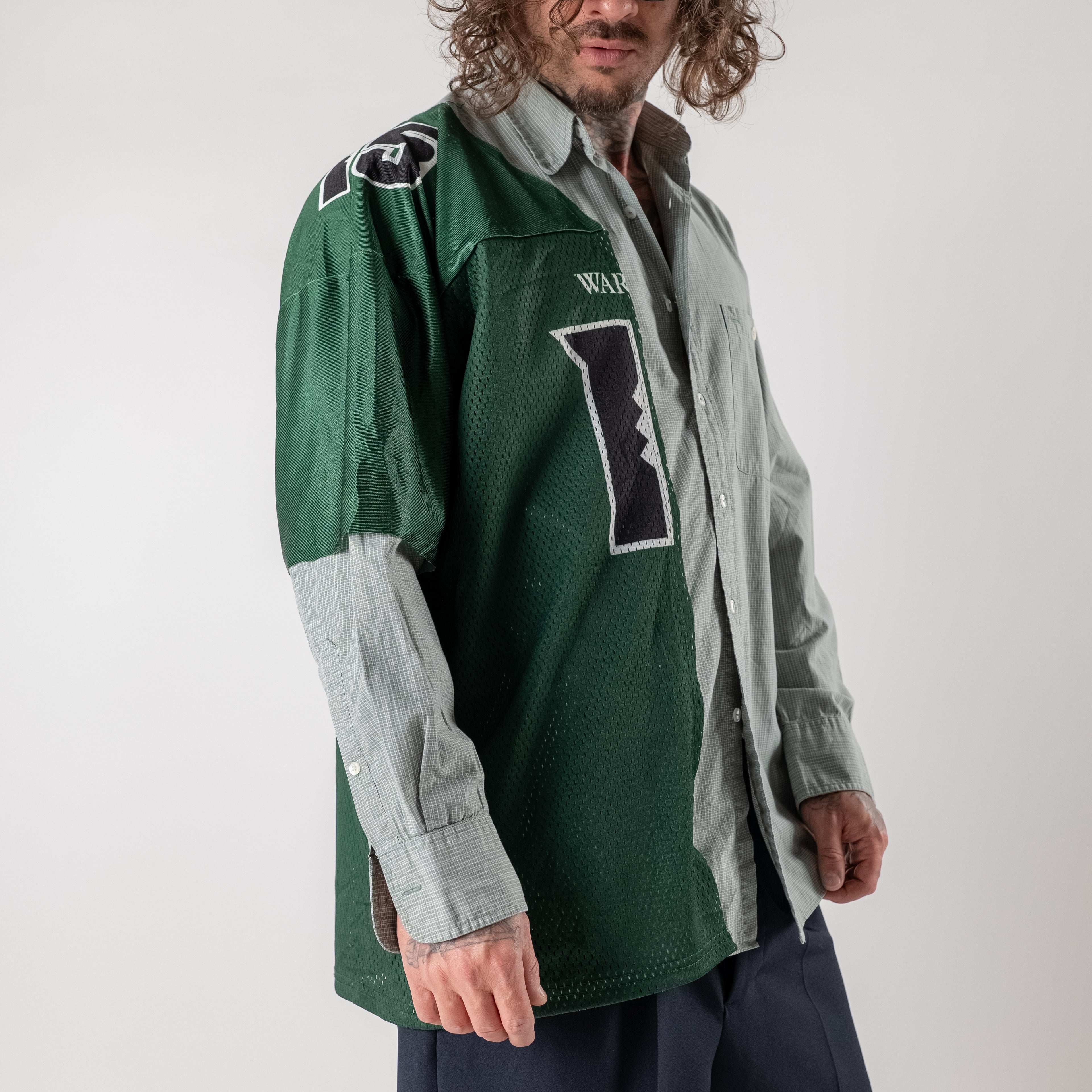 Hybrid Check and Jersey Shirt