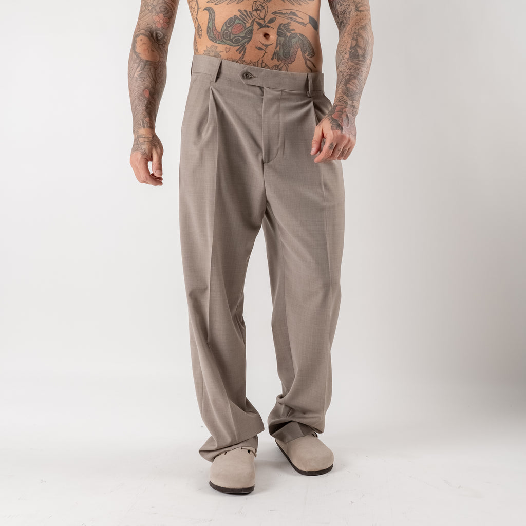 Wide-leg palazzo trousers