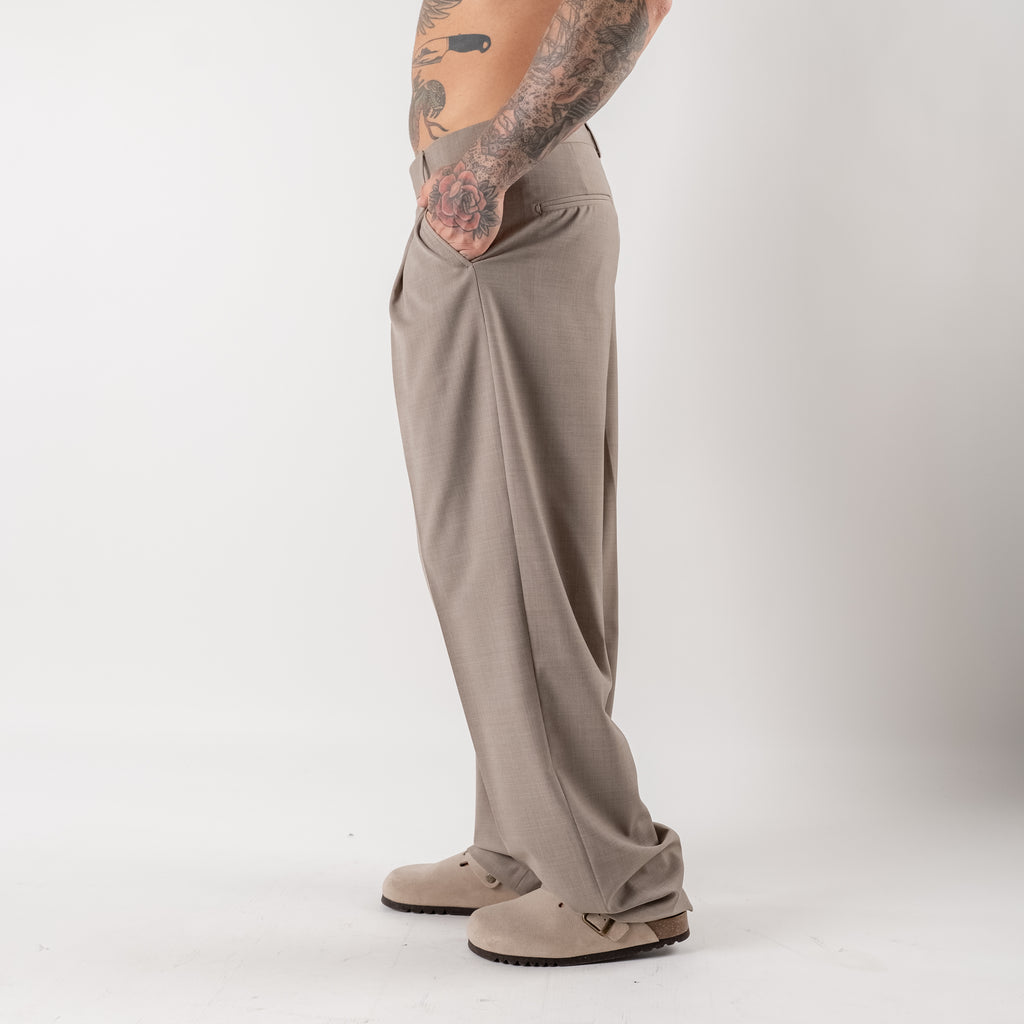 Wide-leg palazzo trousers