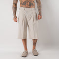 Wide-Leg Tailored Shorts