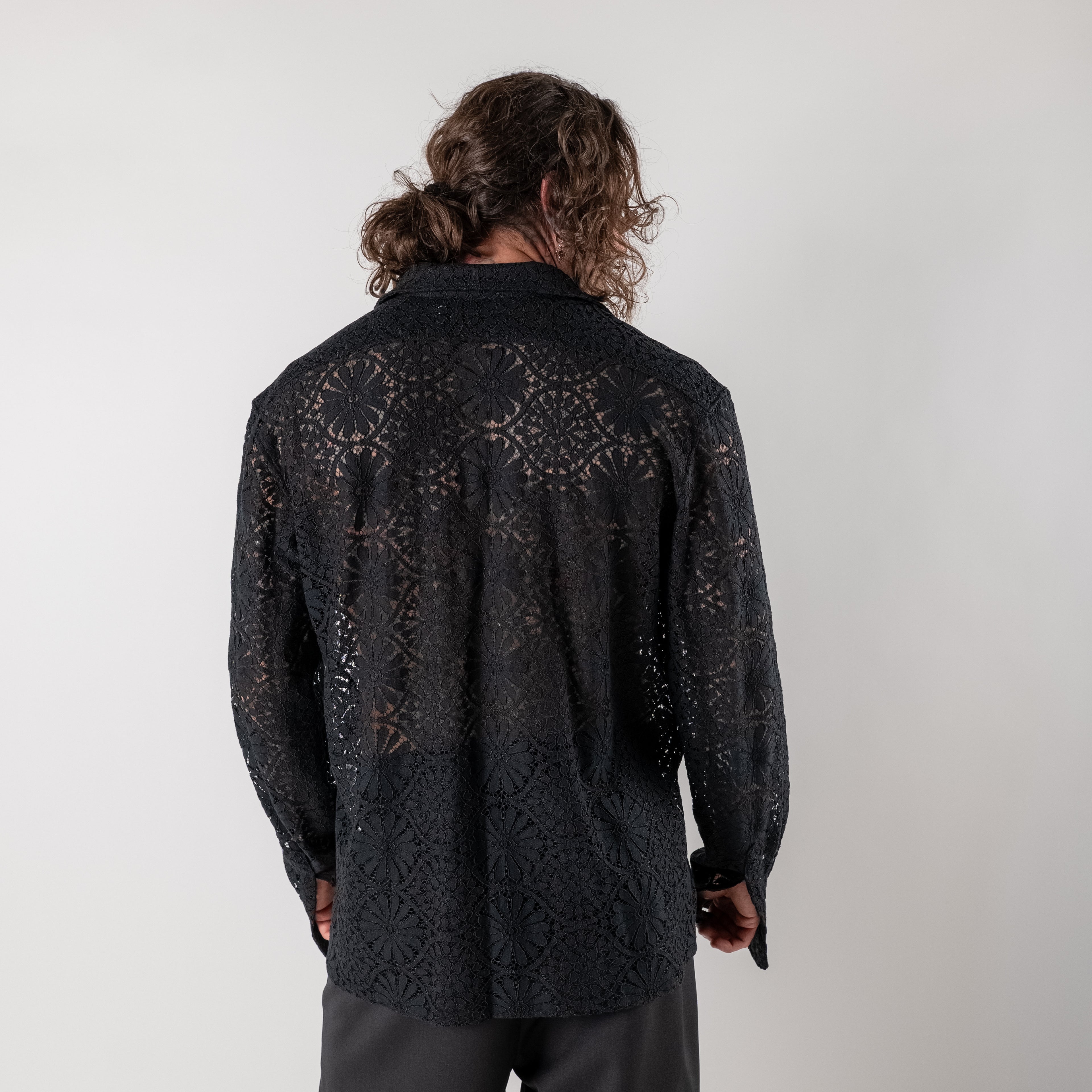 Embroidered flower shirt