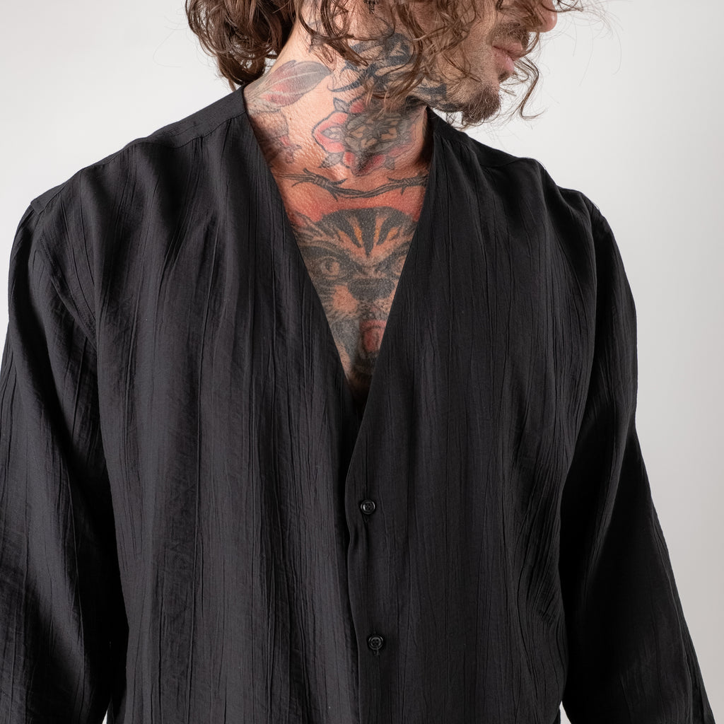 V-Neck Textured Shirt