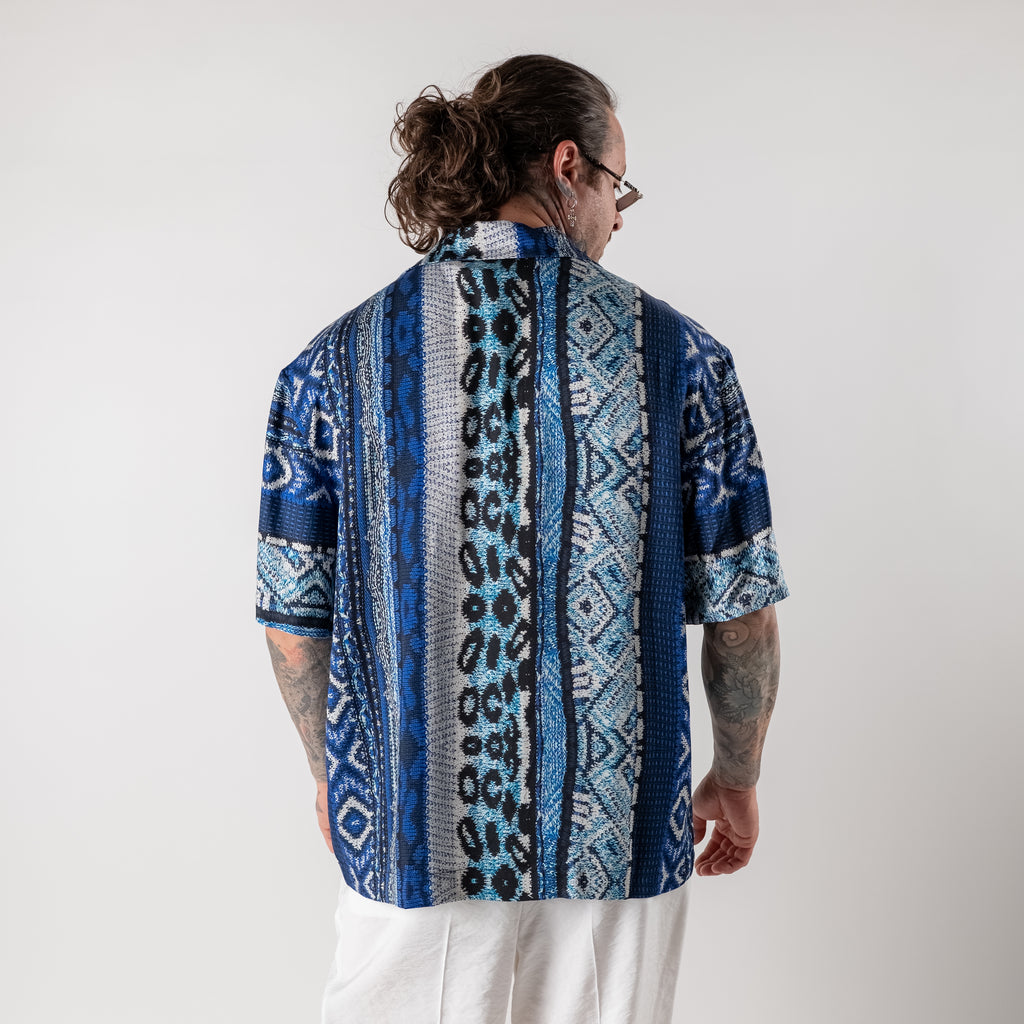 Viscose jacquard shirt