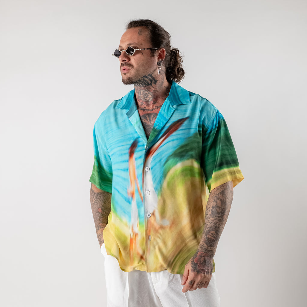 Liquefy print shirt