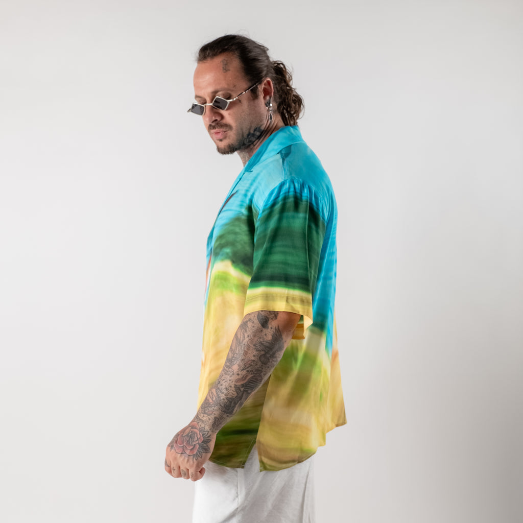 Liquefy print shirt