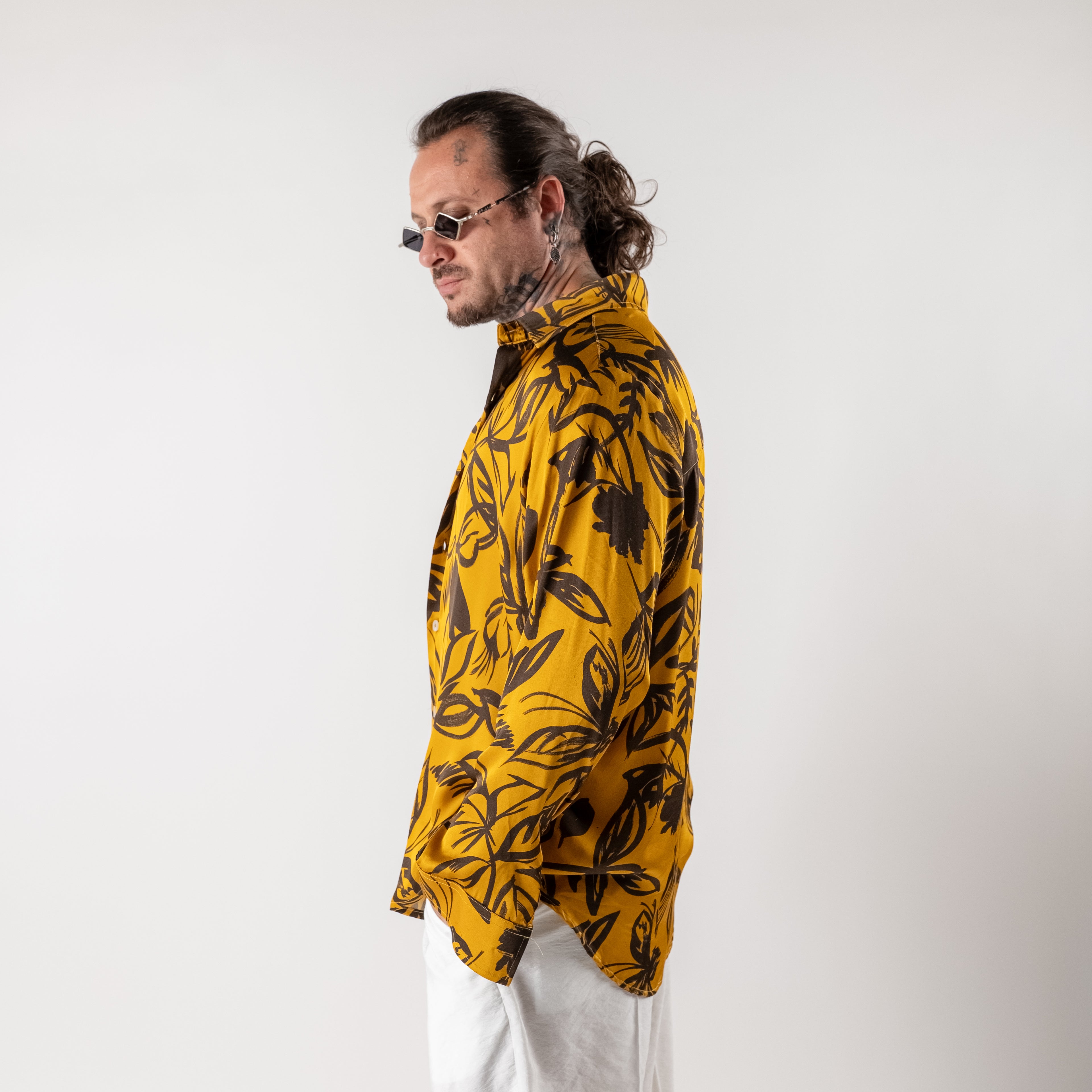 Viscose shirt with print