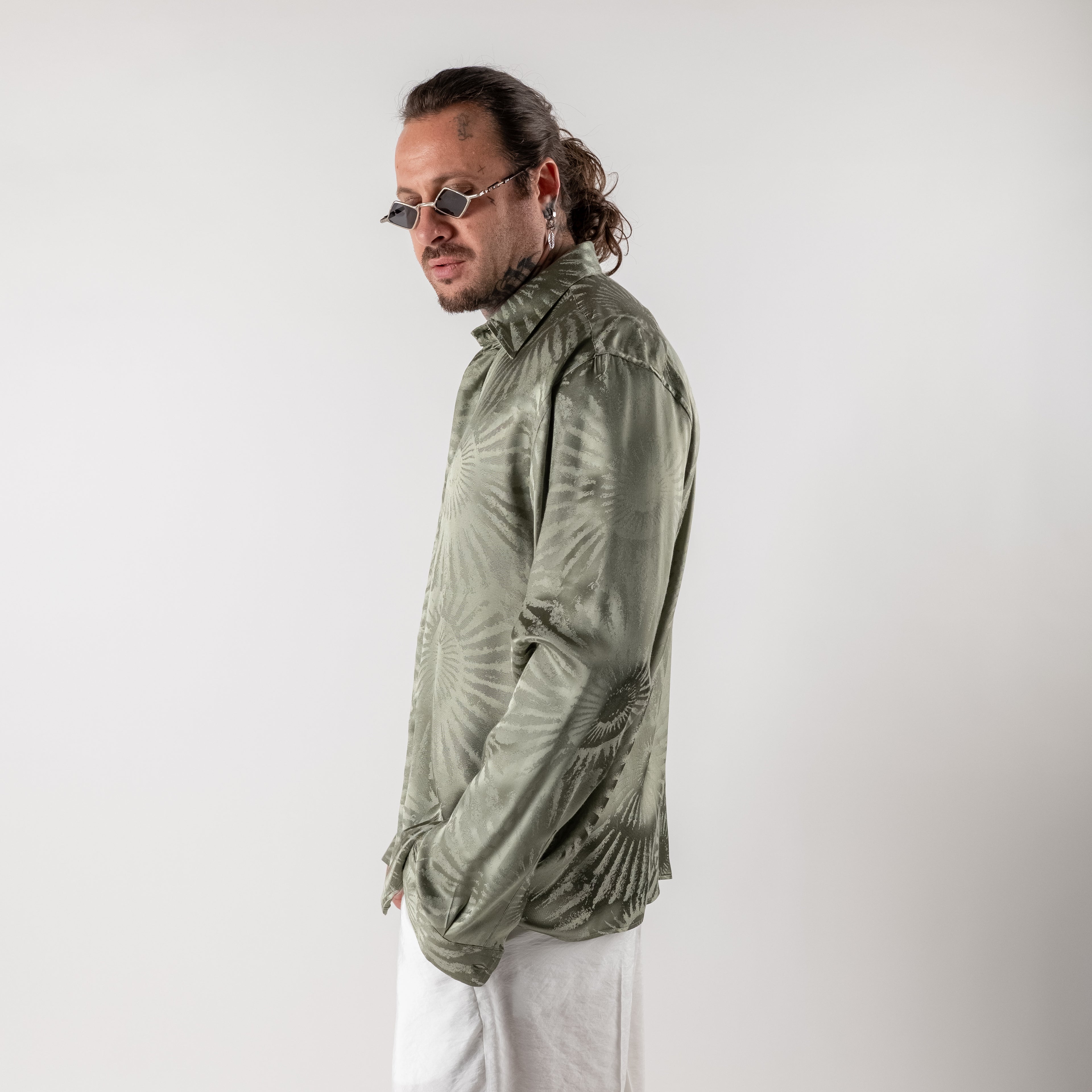 Jacquard Viscose Shirt