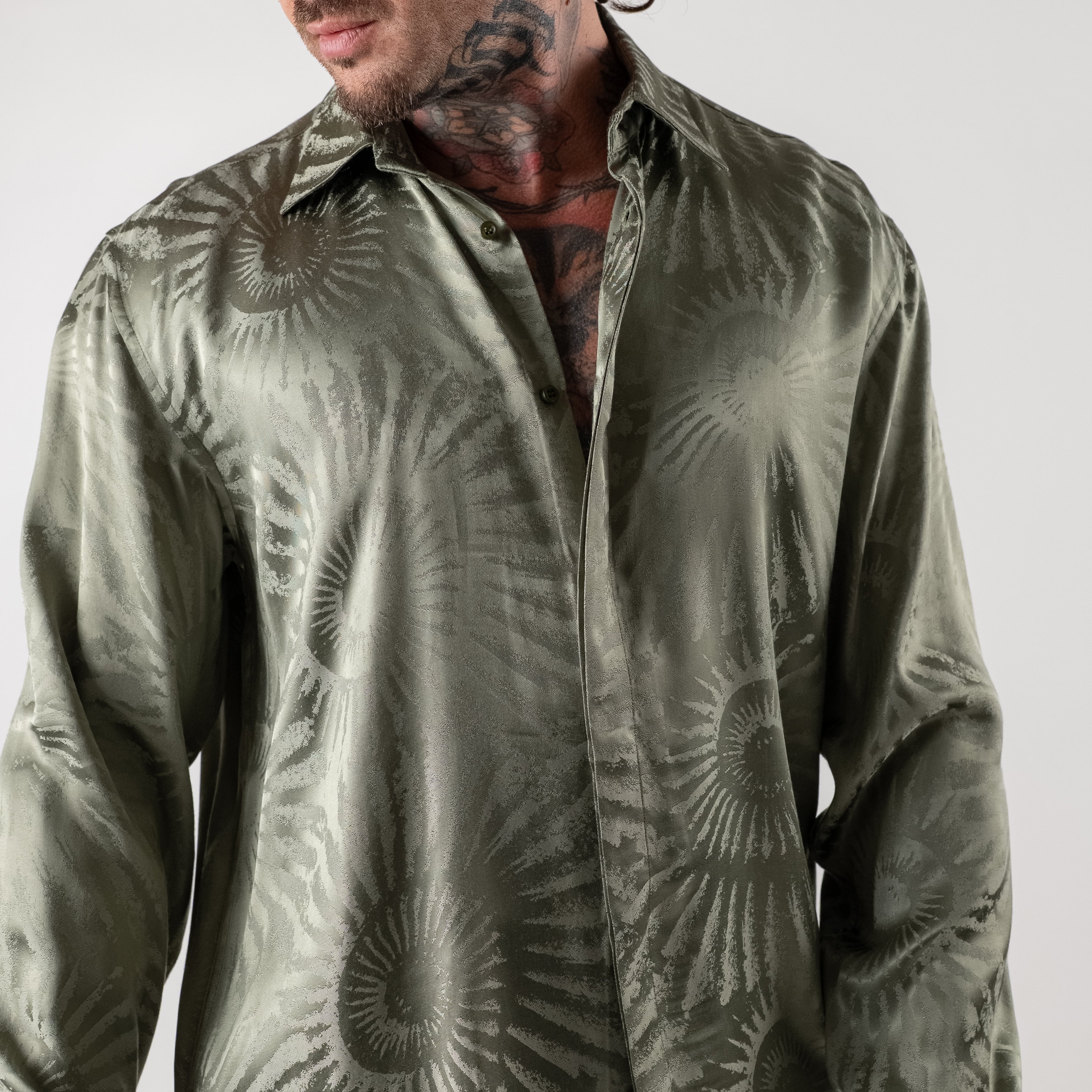 Jacquard Viscose Shirt