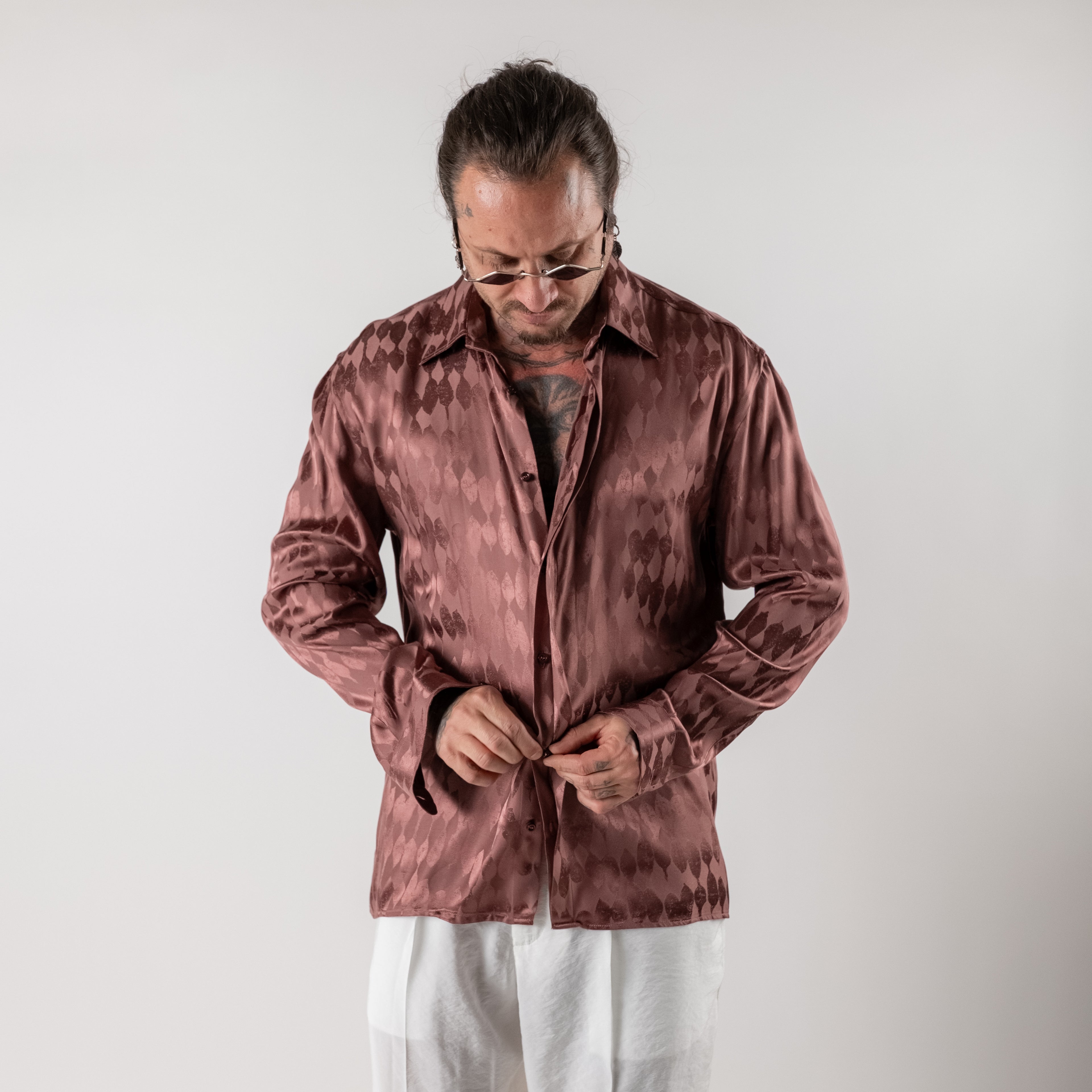 Jacquard Viscose Shirt