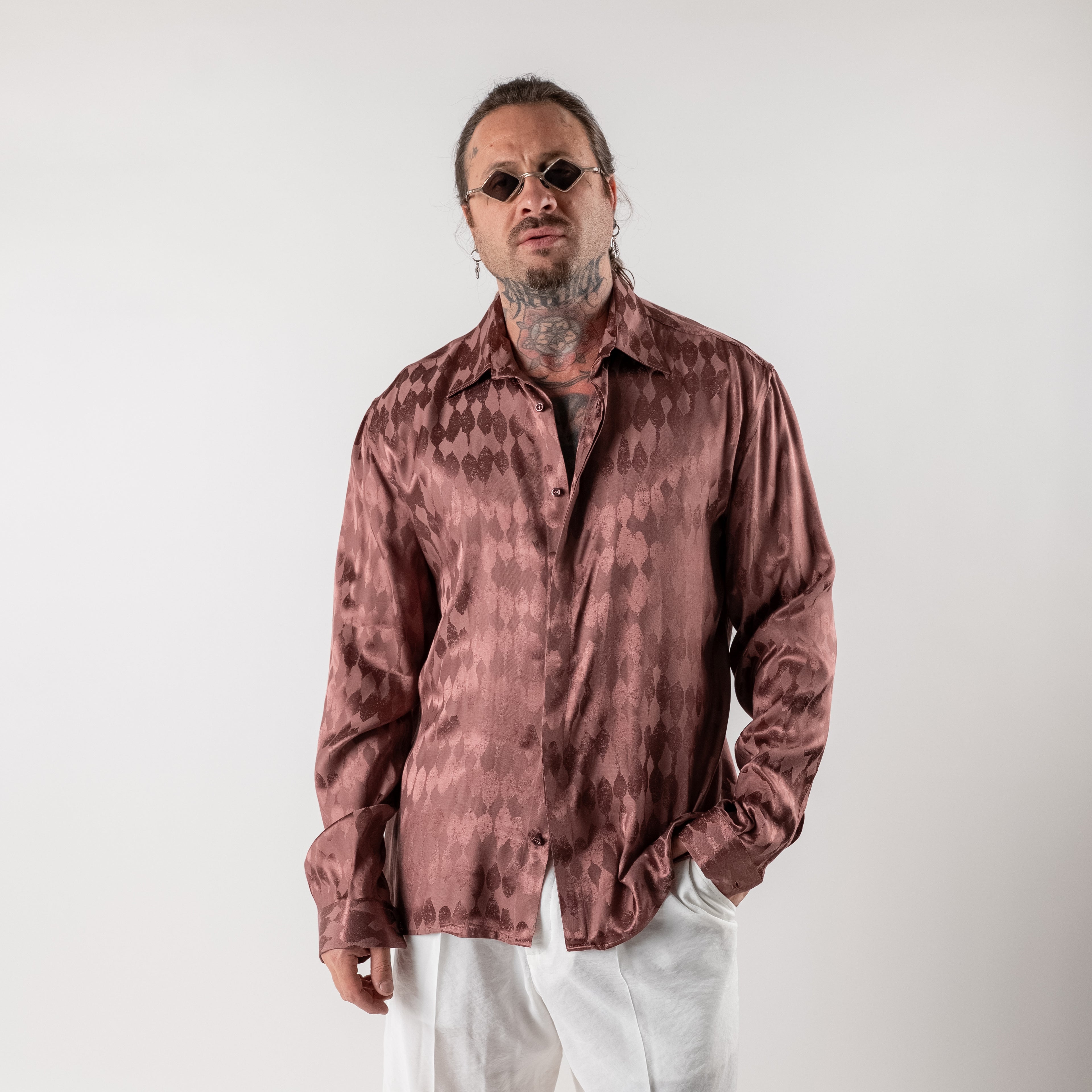 Jacquard Viscose Shirt
