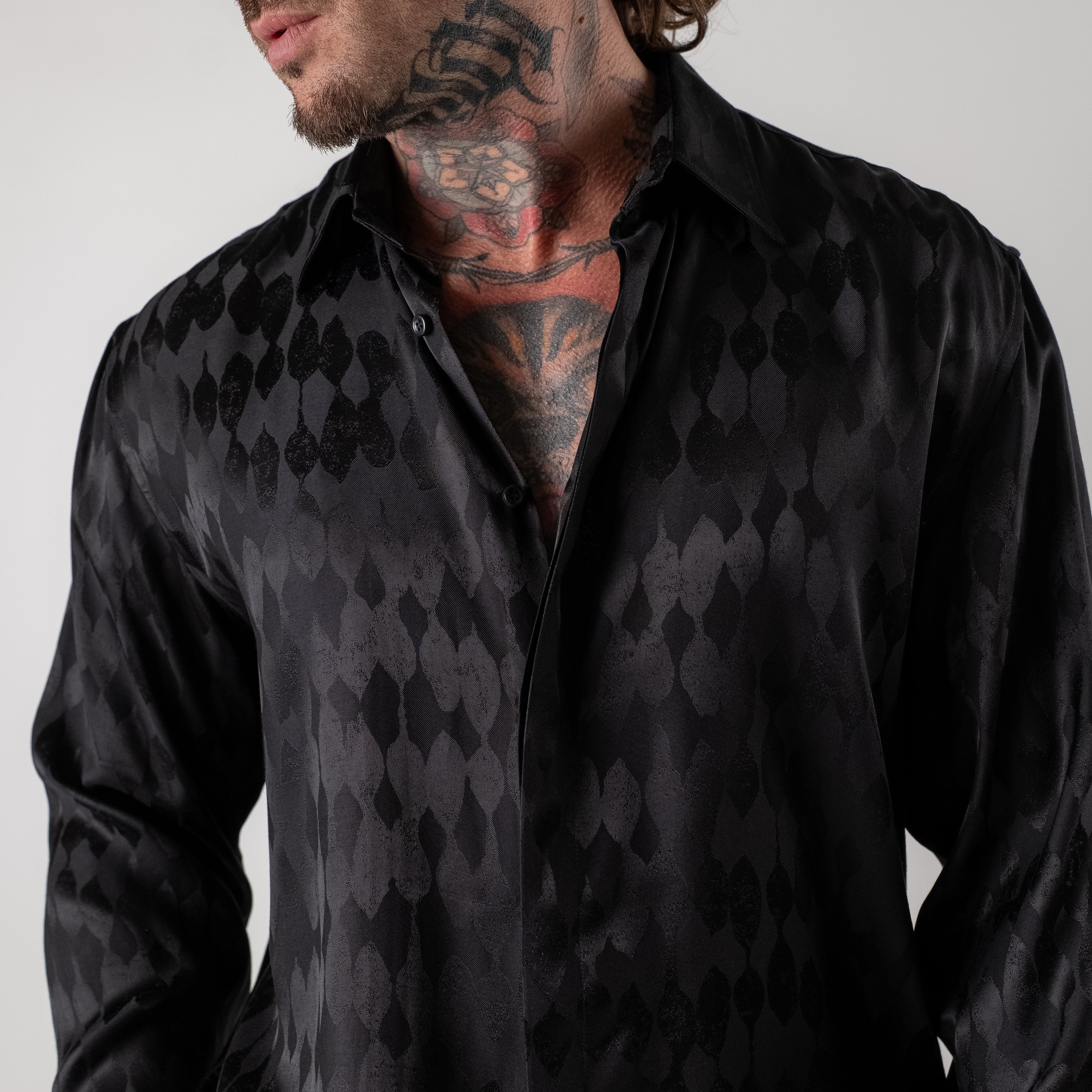 Jacquard Viscose Shirt