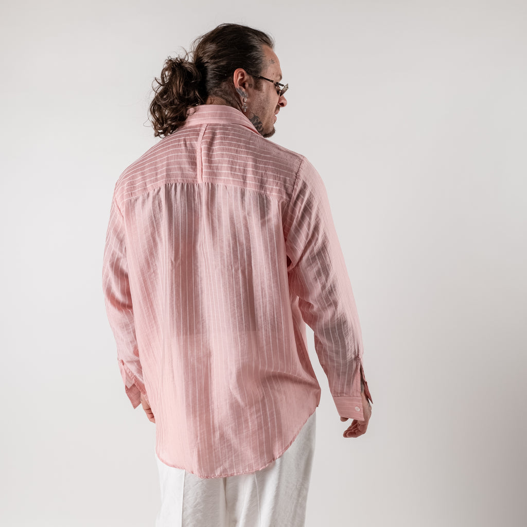 Sheer striped shirt