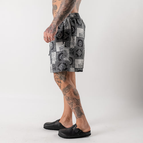 Bermuda bandana print