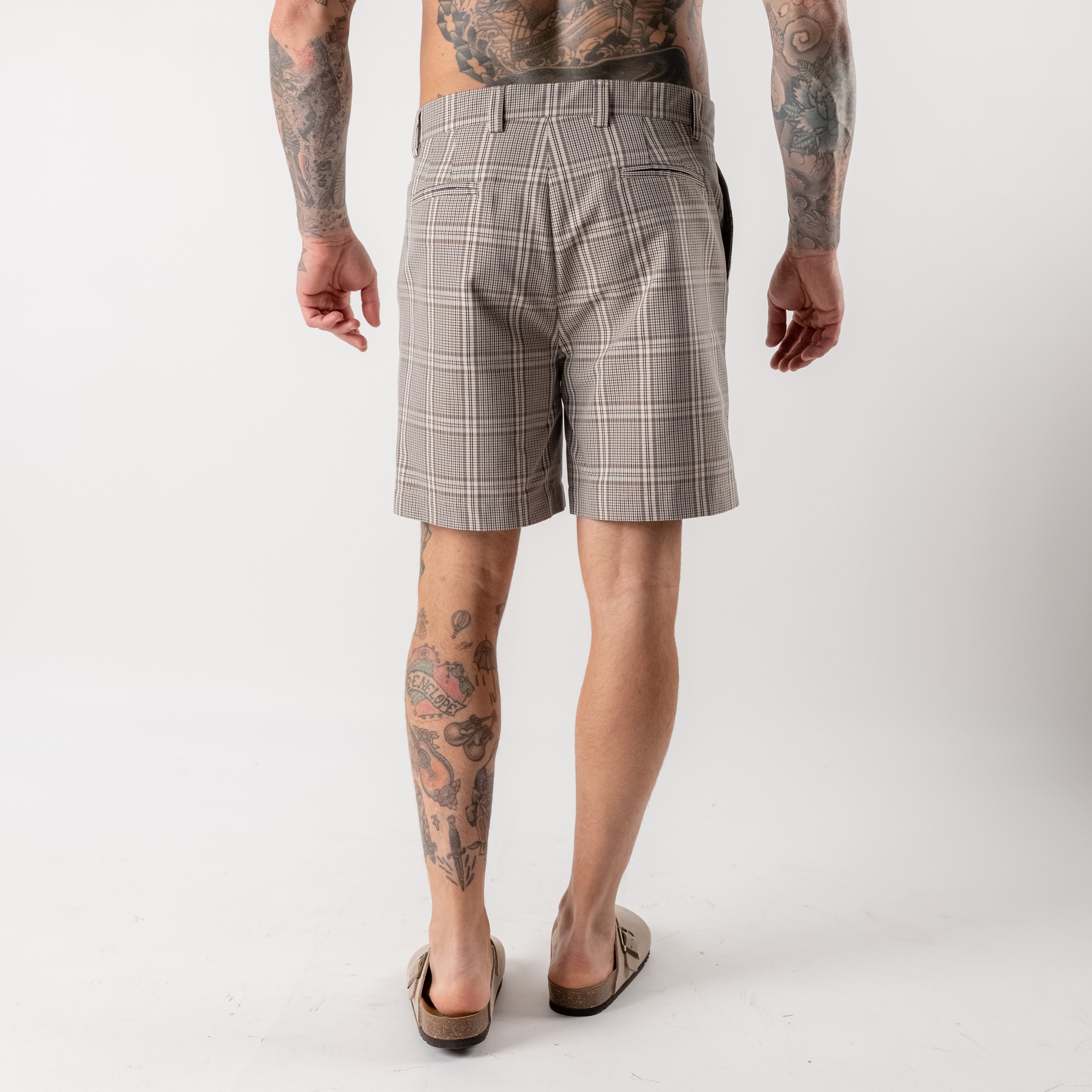 Glen Plaid Bermuda Shorts