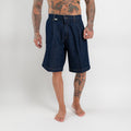 Bermuda denim doppia pinces