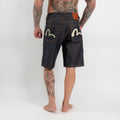 Bermuda denim seagull print
