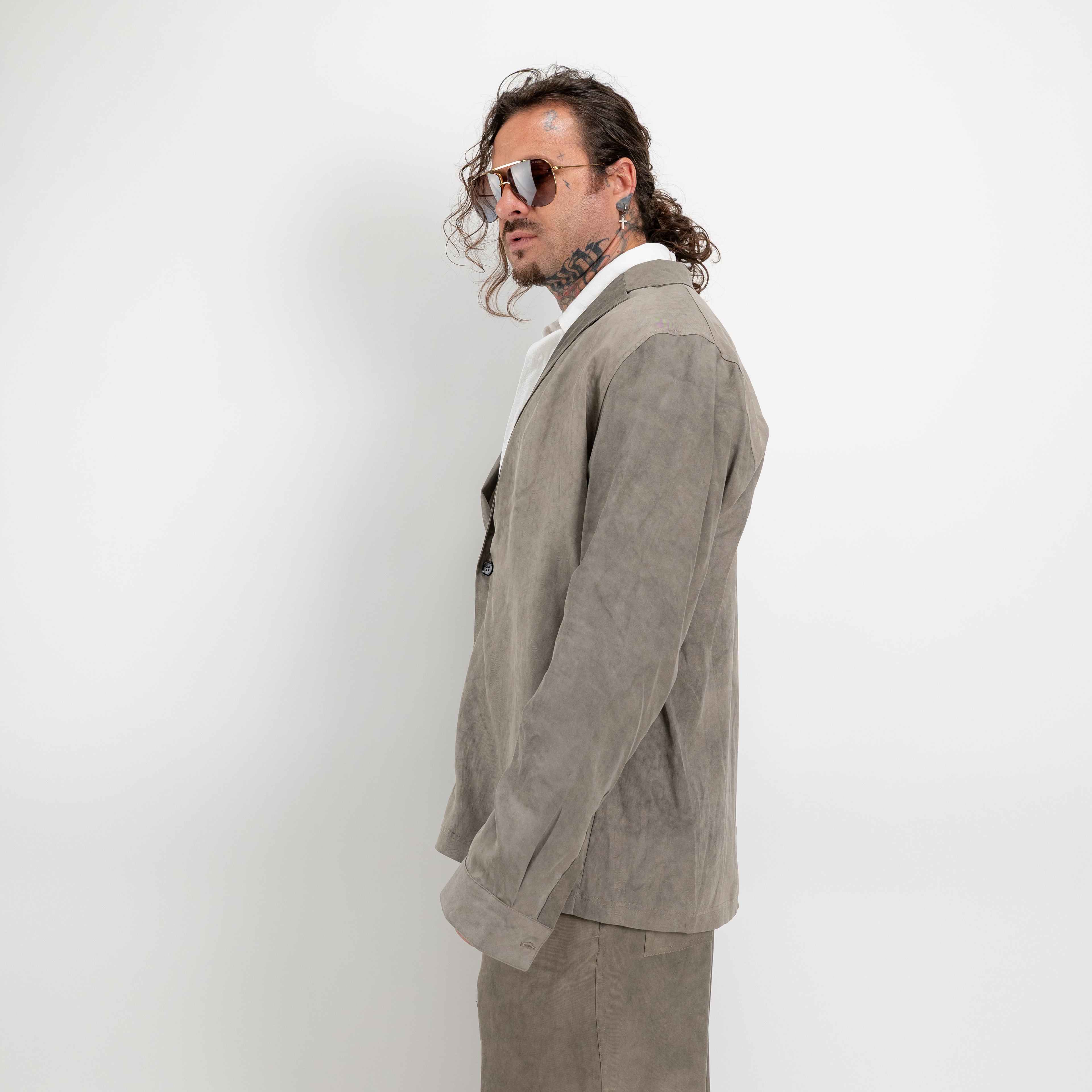Giacca monopetto rever classico