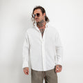 Camicia fringe hem