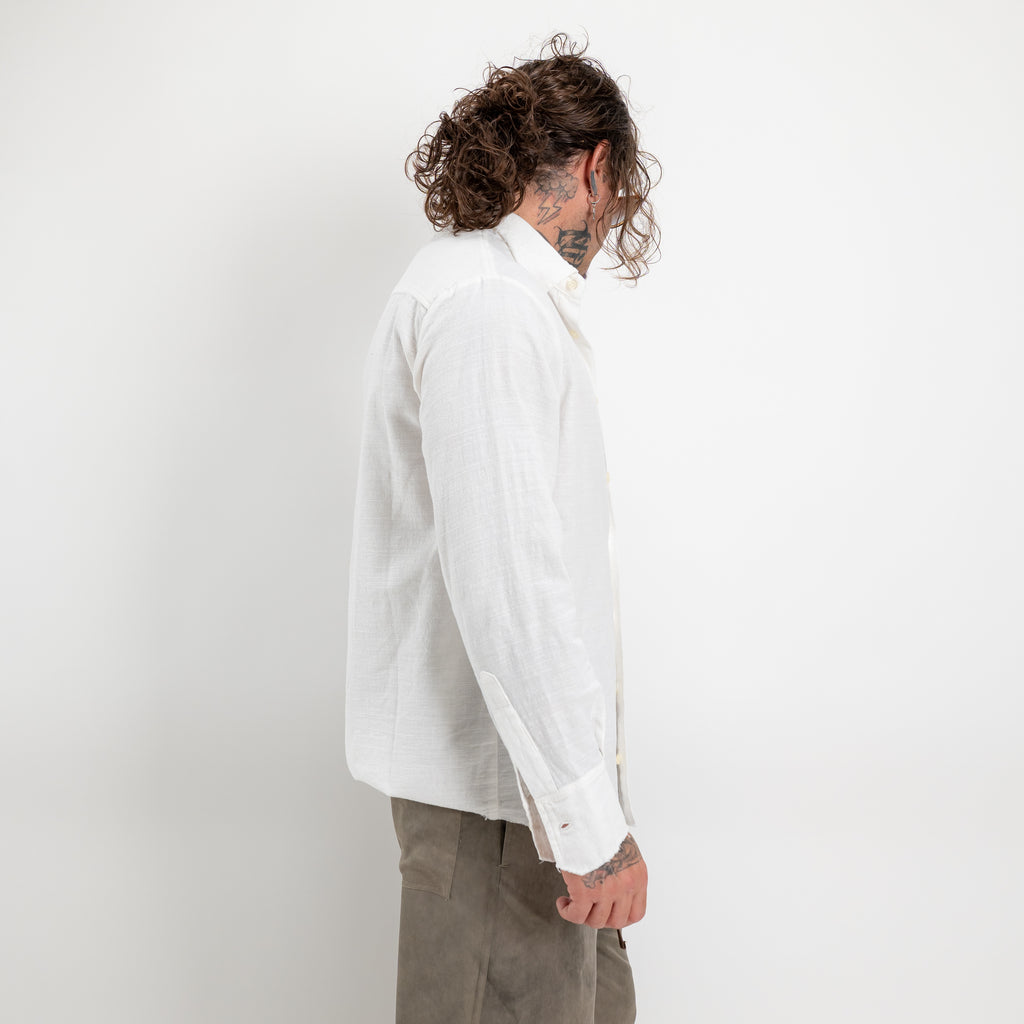 Camicia fringe hem