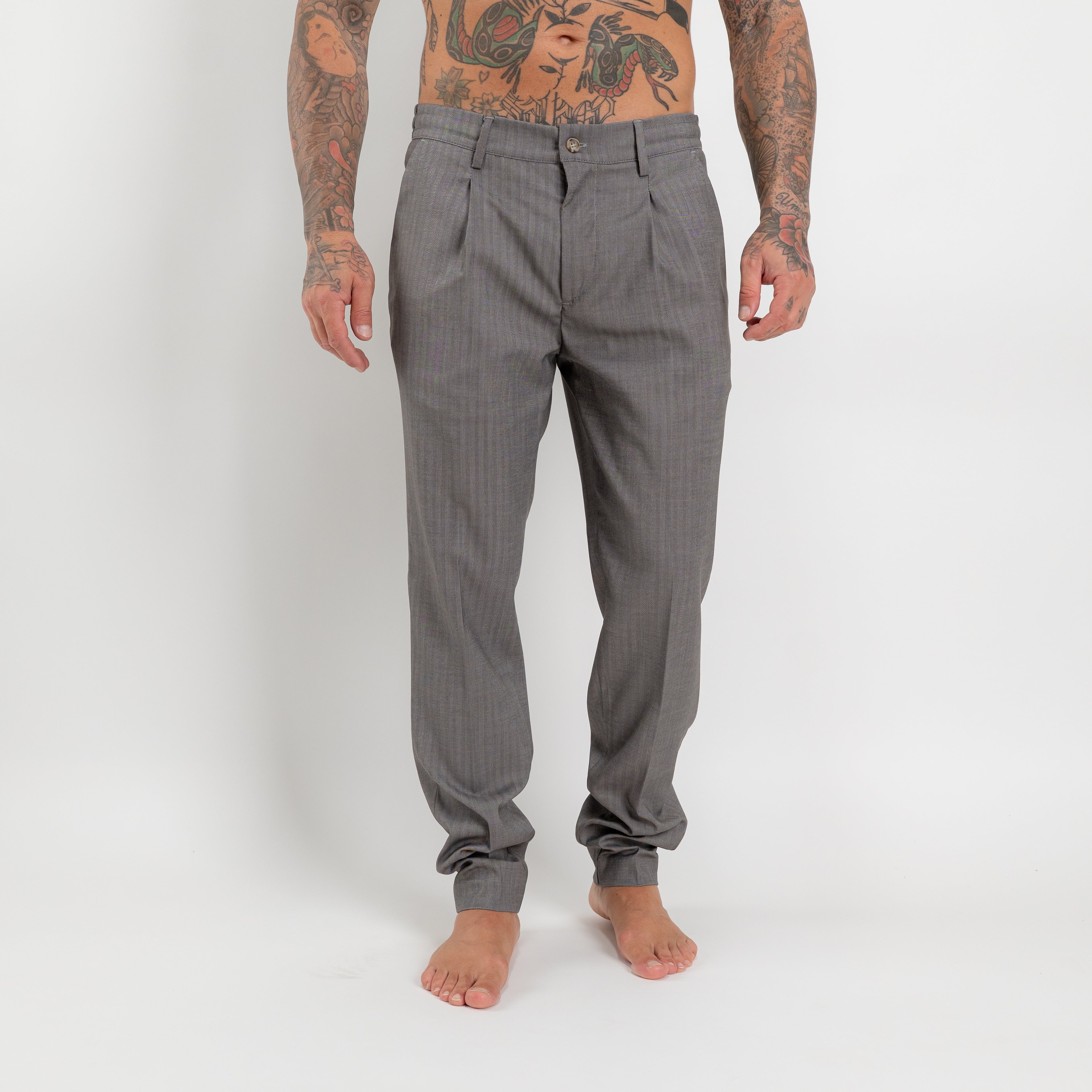Pantalone stripes elastico posteriore