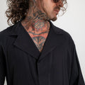 Camicia scollo a V rever ampio