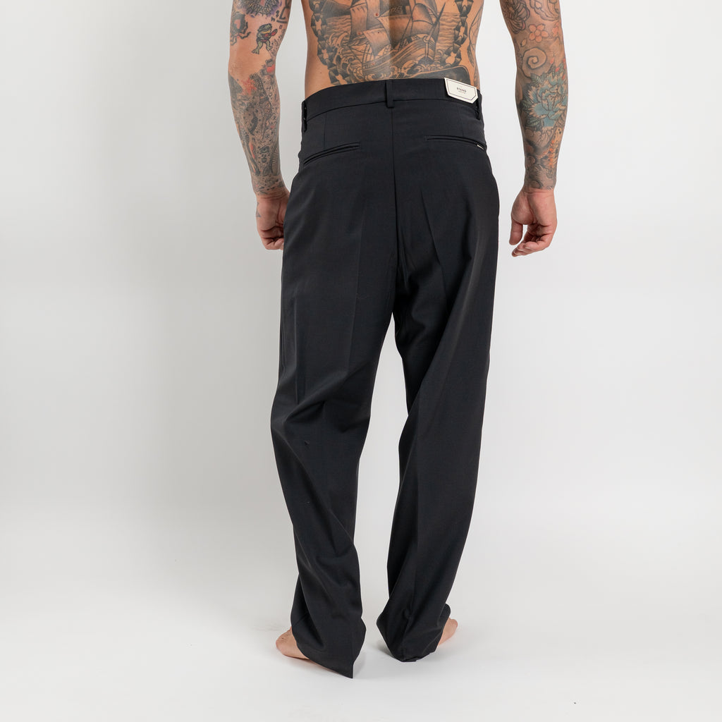 Pantalone Doppia Pince Wide Leg