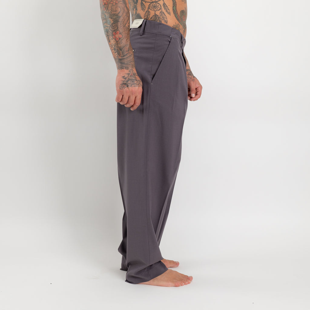 Pantalone Doppia Pince Wide Leg