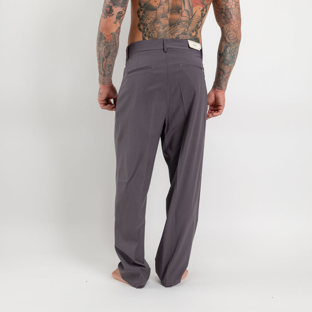 Pantalone Doppia Pince Wide Leg