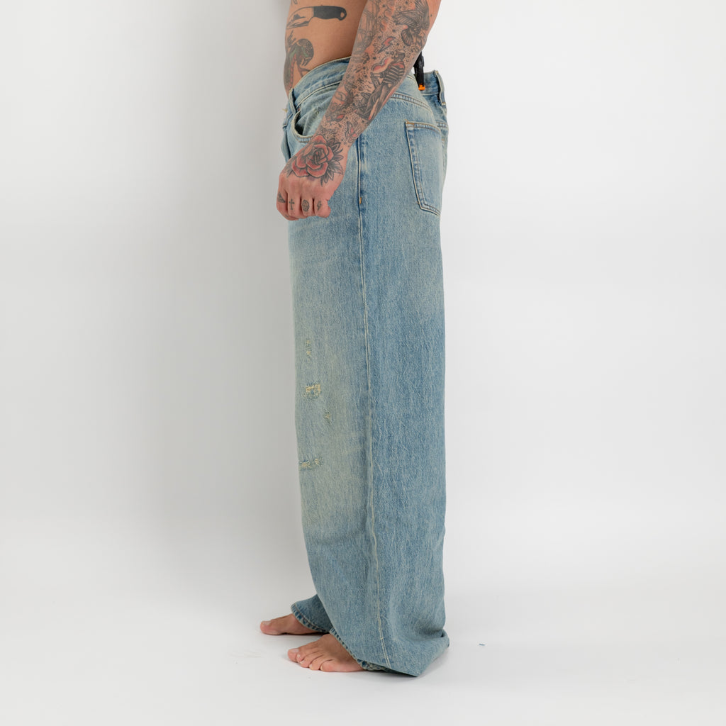Jeans baggy distressed