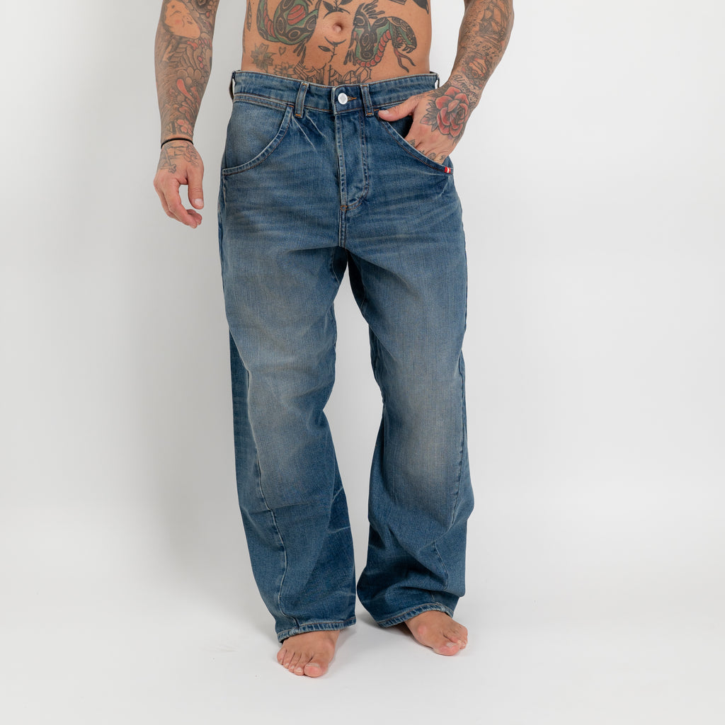 Jeans sabbiato loose fit