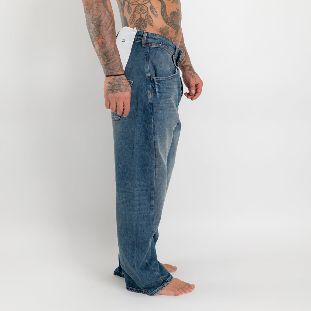 Jeans sabbiato loose fit
