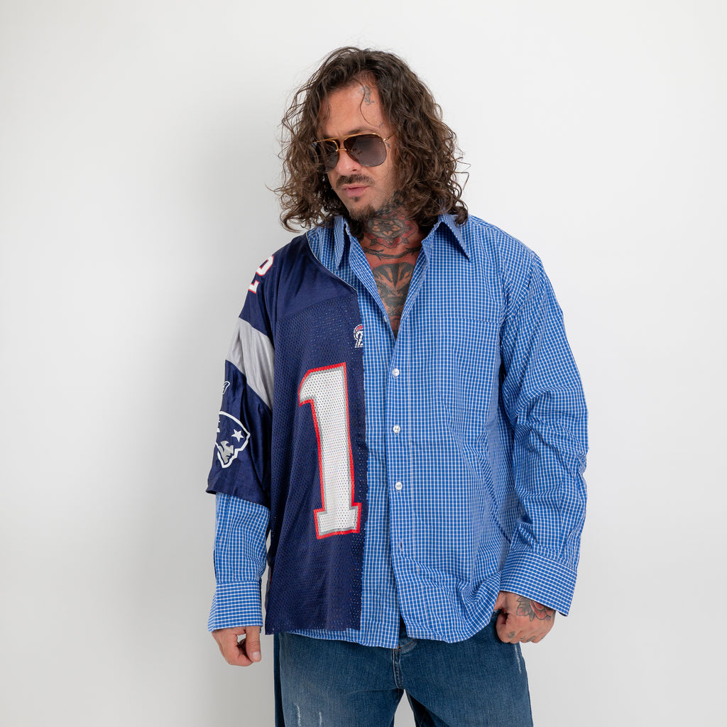Camicia Hybrid Check e Jersey
