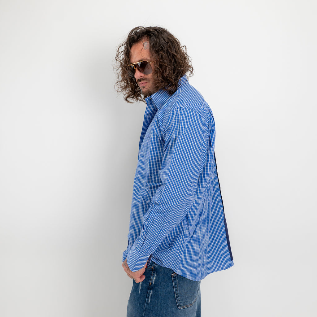 Camicia Hybrid Check e Jersey