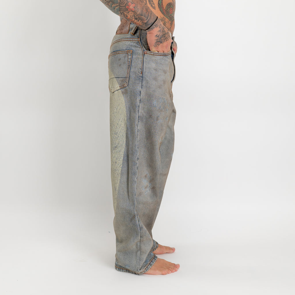 Jeans Seagull bleached distressed
