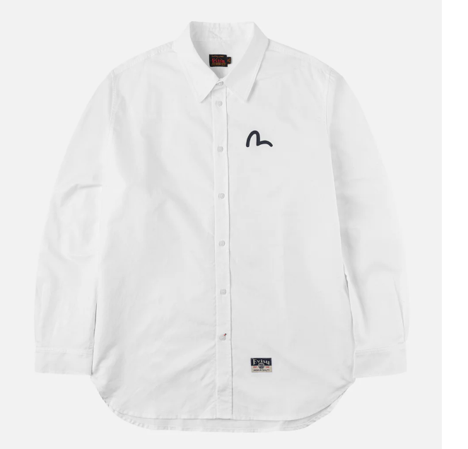 Oxford shirt seagull print