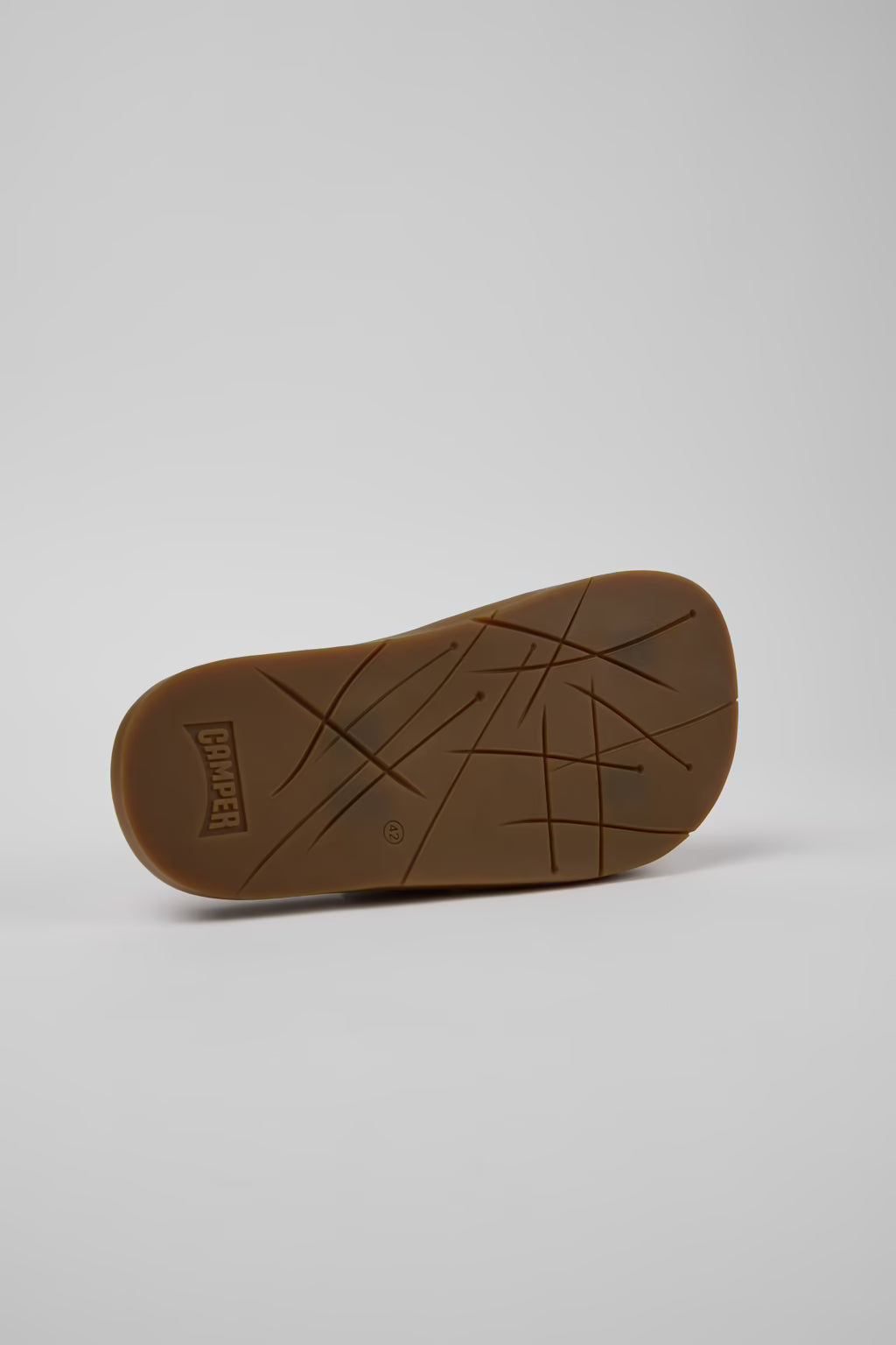 Flat sandal with suede buckles - Green