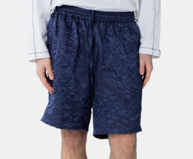 Bermuda wrinkled relaxed fit