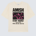 Jersey T-shirt with Stay Hard print