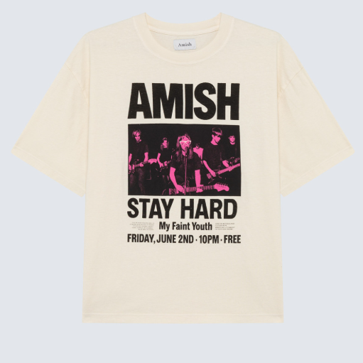 Jersey T-shirt with Stay Hard print