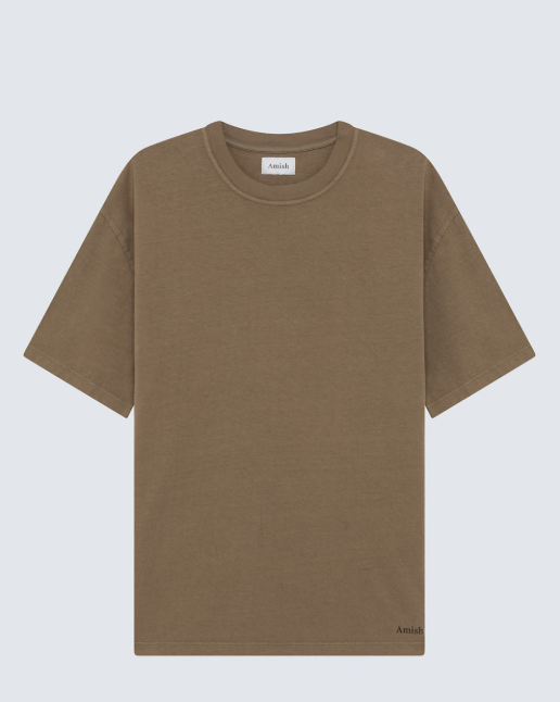Jersey T-shirt with micro logo