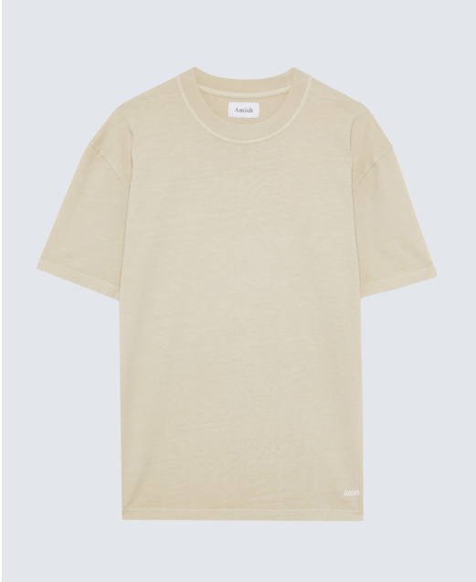 Jersey T-shirt with micro logo