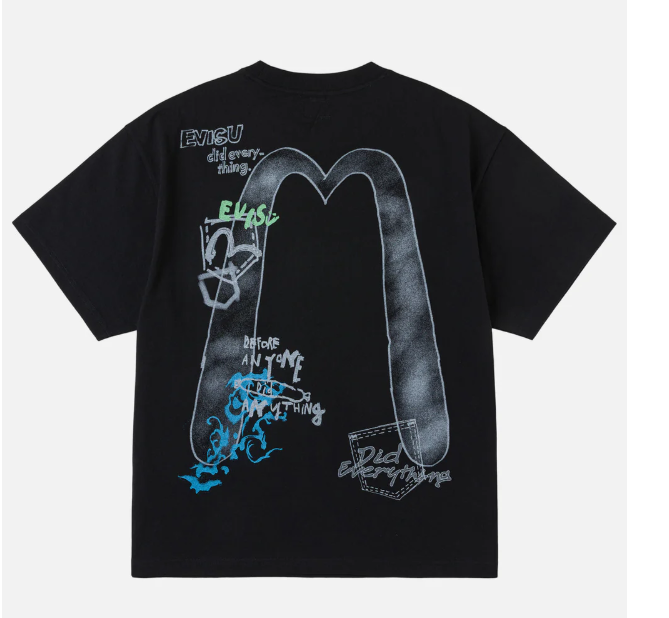 Hand-drawn graffiti T-shirt