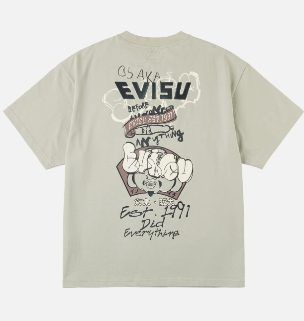 T-shirt Graffiti Logo and Godhead Print